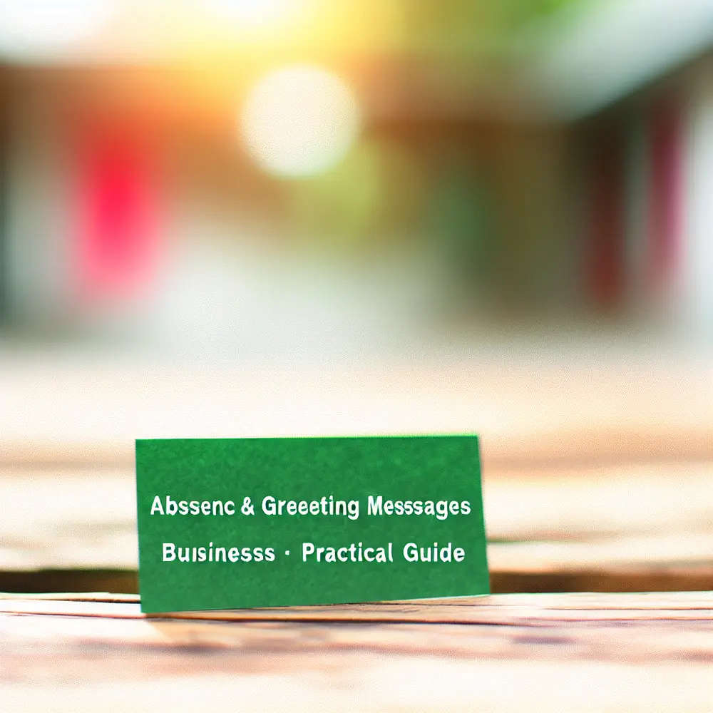 Mensajes de Ausencia y Saludo en WhatsApp Business: Guía Práctica