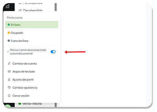 línea-automáticamente