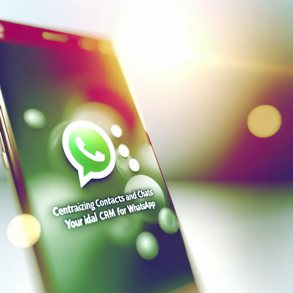 Centraliza Contactos y Chats: Tu CRM para WhatsApp Ideal