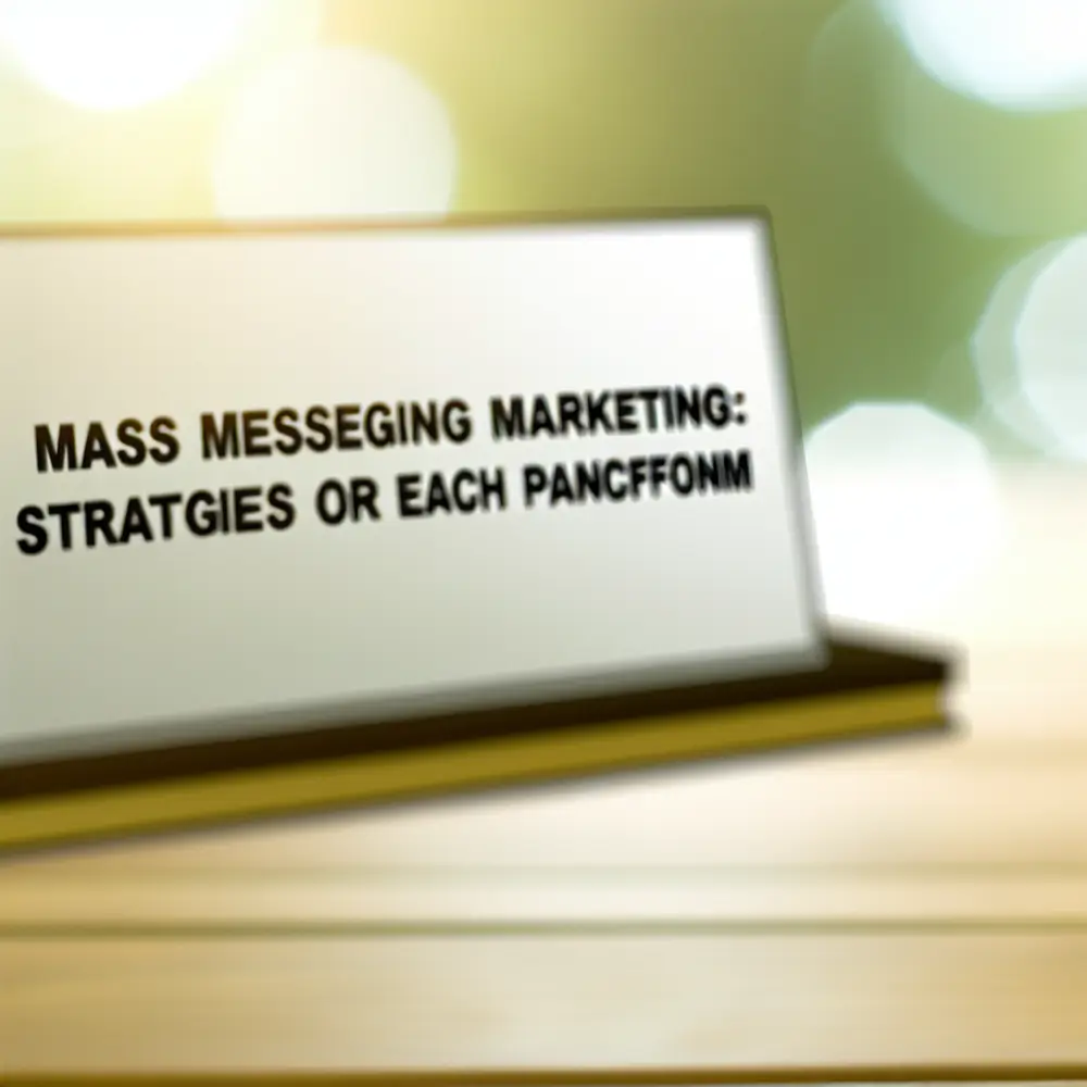 Marketing de Mensajes Masivos: Estrategias para Cada Plataforma