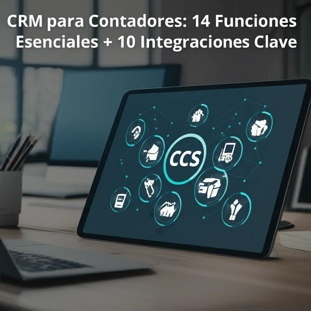 CRM para Contadores: 14 Funciones Esenciales + 10 Integraciones Clave