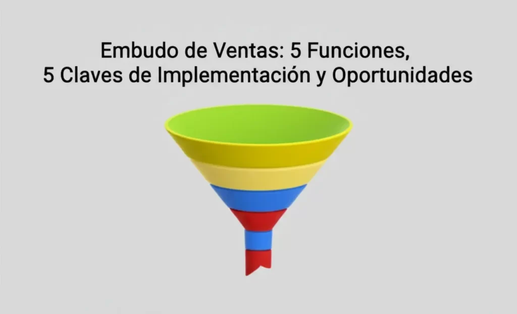 Embudo de Ventas: 5 Funciones, 5 Claves de Implementación y Oportunidades