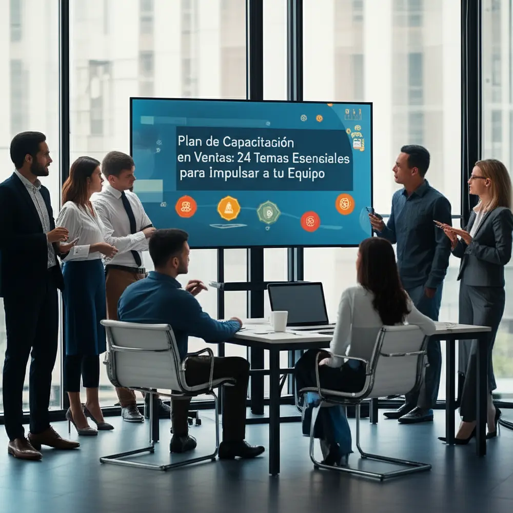 Plan de Capacitación en Ventas: 24 Temas Esenciales para Impulsar a tu Equipo