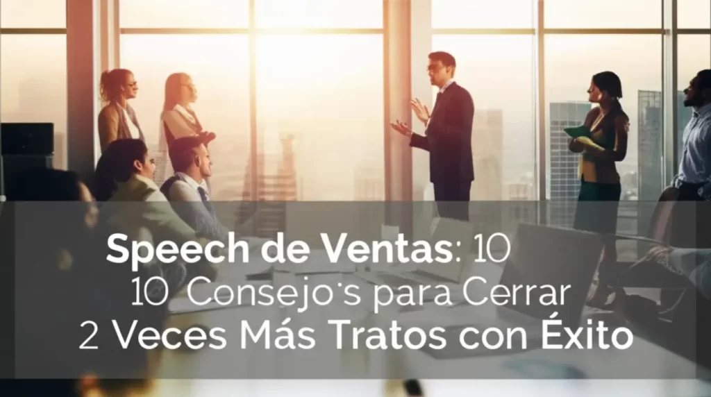 Speech de Ventas: 10 Consejos para Cerrar 2 Veces Más Tratos con Éxito