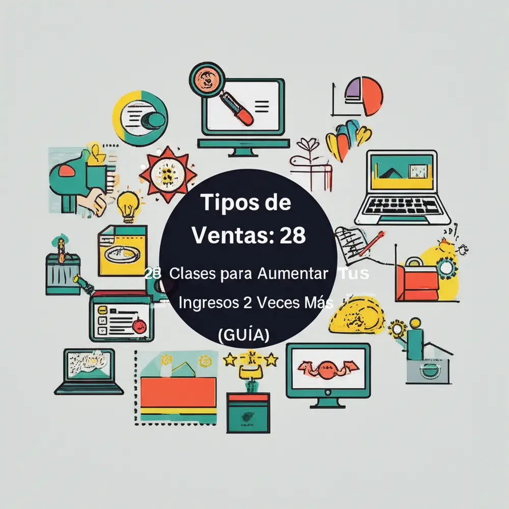 Tipos de Ventas: 28 Clases para Aumentar tus Ingresos 2 Veces Más (GUÍA)